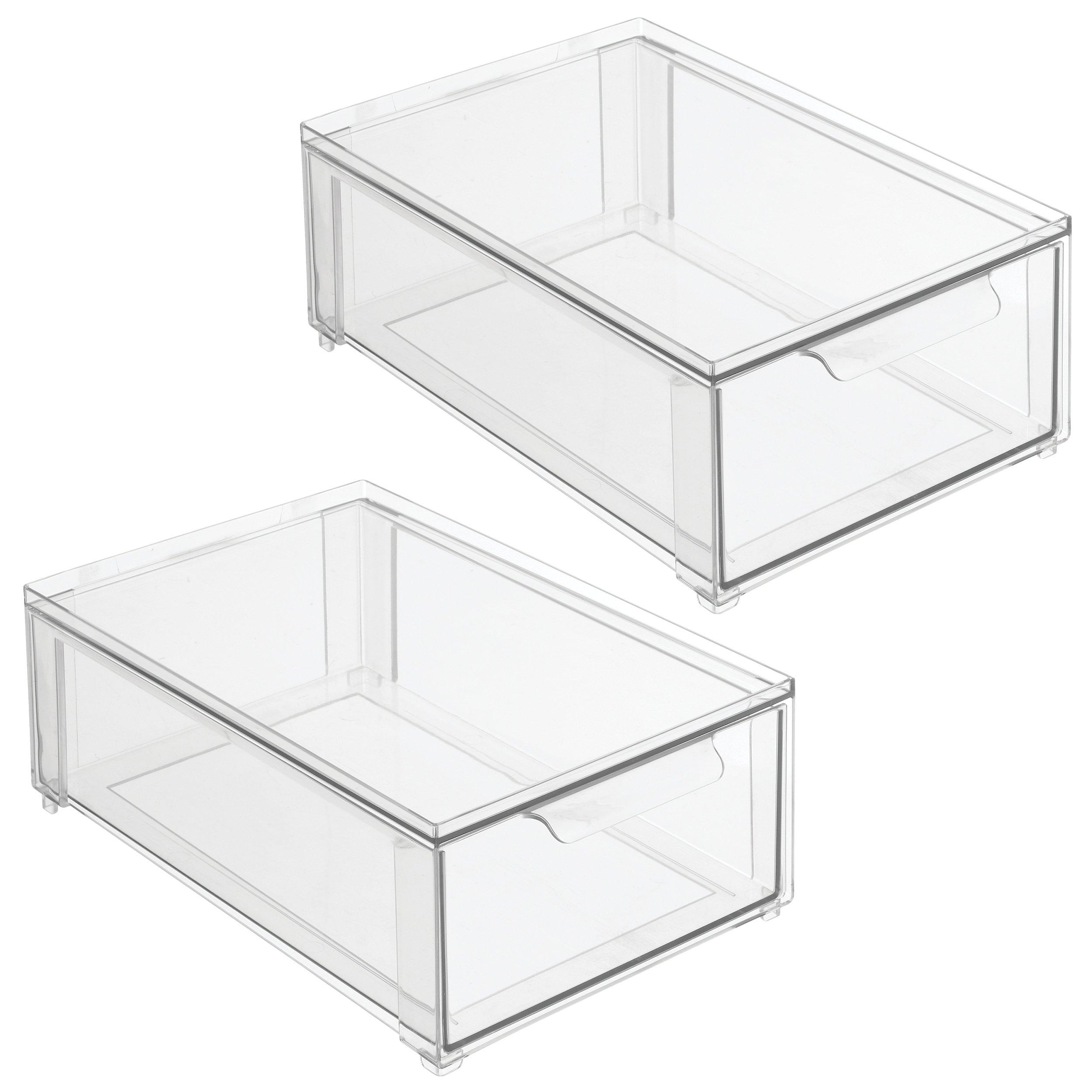 iDesign Stackable Pull-Out Sliding Storage Drawer #1