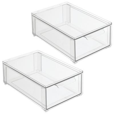 iDesign Stackable Pull-Out Sliding Storage Drawer