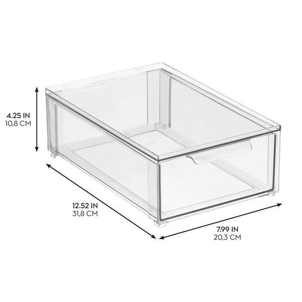 iDesign Stackable Pull-Out Sliding Storage Drawer #3