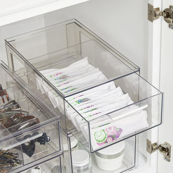 iDesign Stackable Pull-Out Sliding Storage Drawer #5