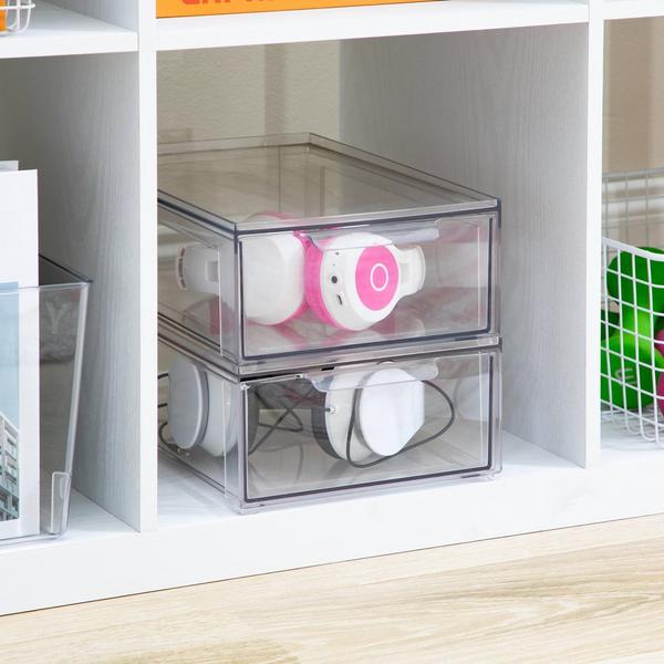 iDesign Stackable Pull-Out Sliding Storage Drawer #6