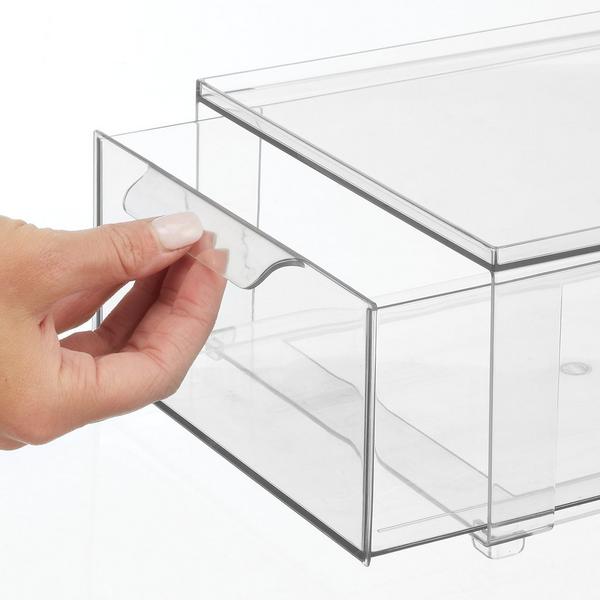 iDesign 2-Pack Stackable Storage Drawers #8