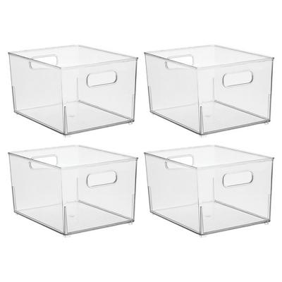 iDesign Small Stackable Bathroom Storage Bin