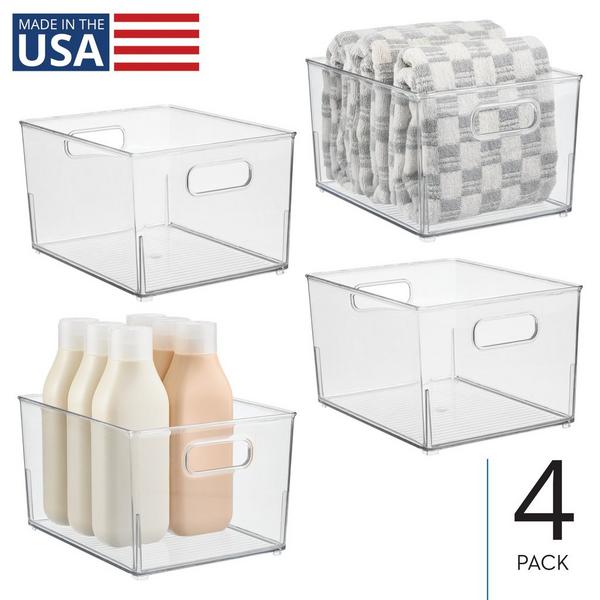 iDesign Small Stackable Bathroom Storage Bin #2