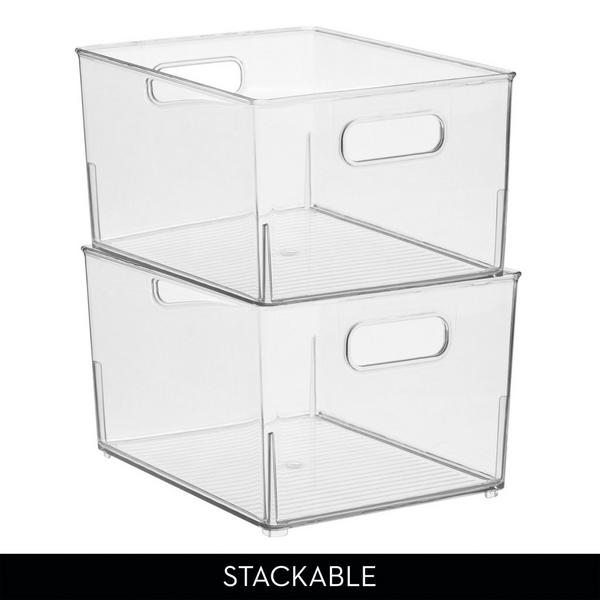 iDesign Small Stackable Bathroom Storage Bin #5