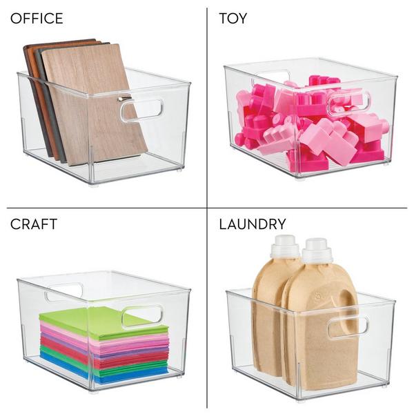 iDesign Small Stackable Bathroom Storage Bin #8