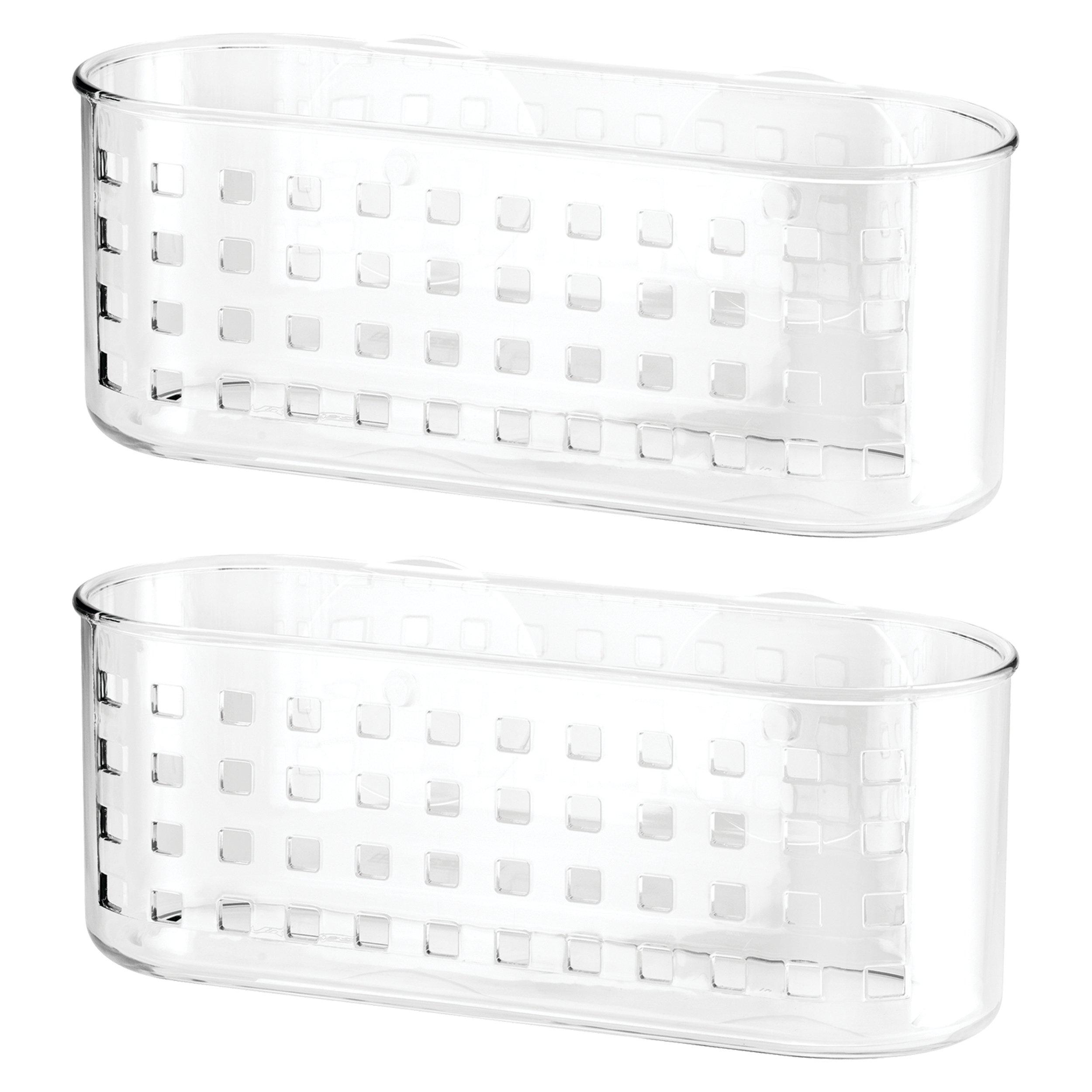 iDesign Plastic Suction Shower Basket for Bathroom #1