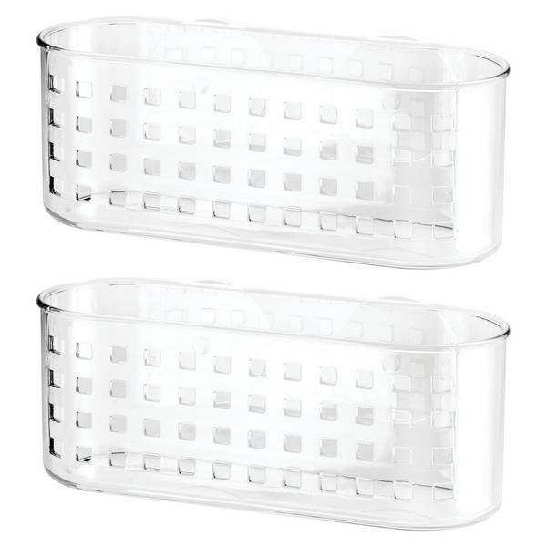 iDesign Plastic Suction Shower Basket for Bathroom #1