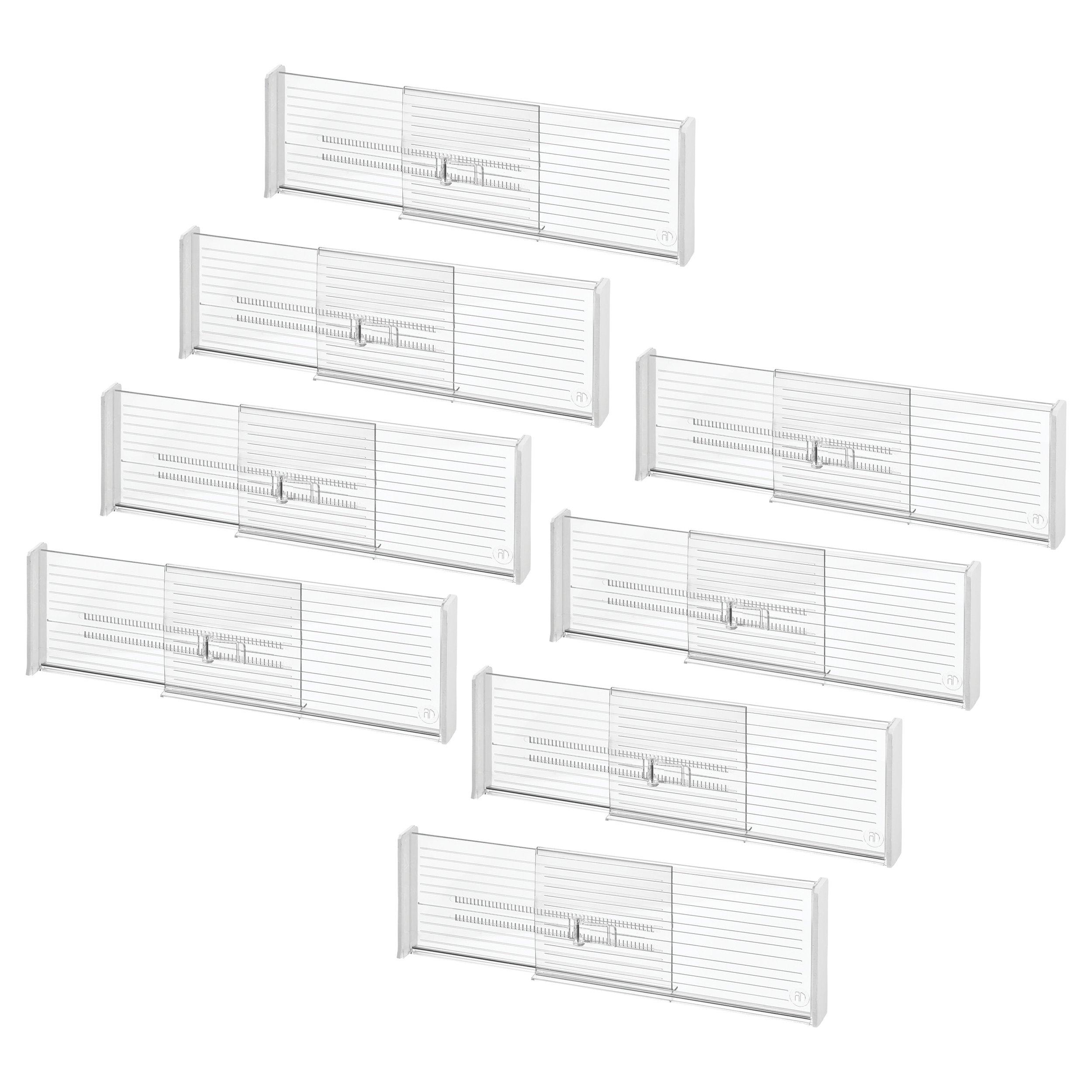 iDesign Expandable Plastic Deep Drawer Dividers #1