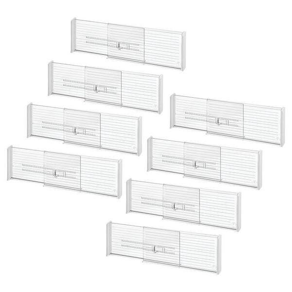iDesign Expandable Plastic Deep Drawer Dividers #1
