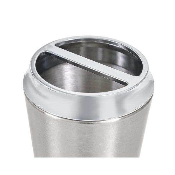iDesign Brushed Chrome Stainless Steel Toothbrush Holder #5
