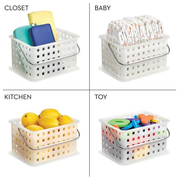 iDesign Medium Stackable Shower Caddy Basket #8