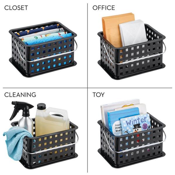 iDesign Small Stackable Shower Caddy Basket #8