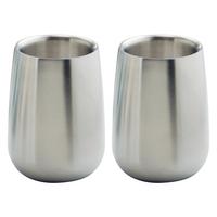 Brushed Stainless Steel Bathroom Tumbler