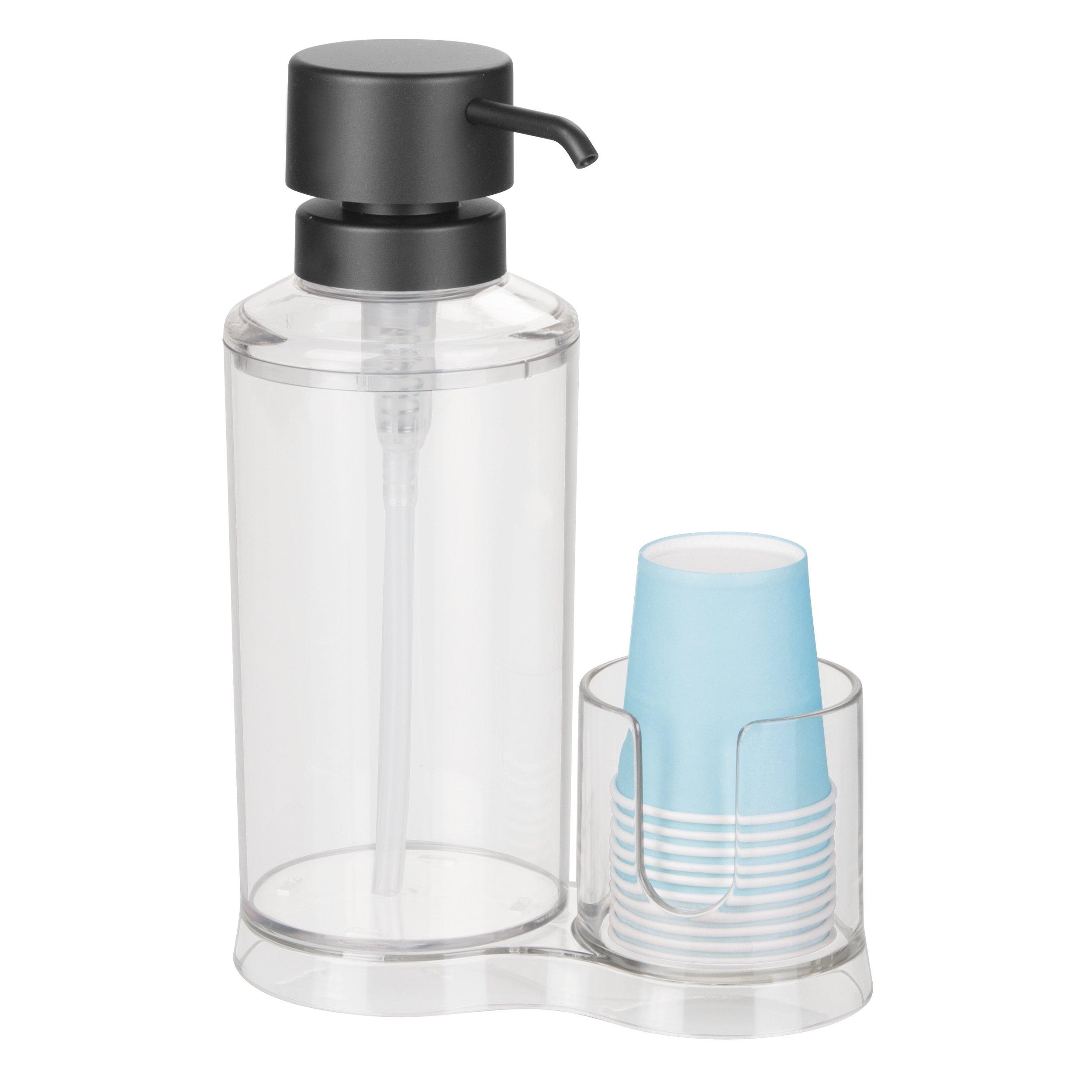 iDesign Mouthwash Caddy with Cup Holder #1