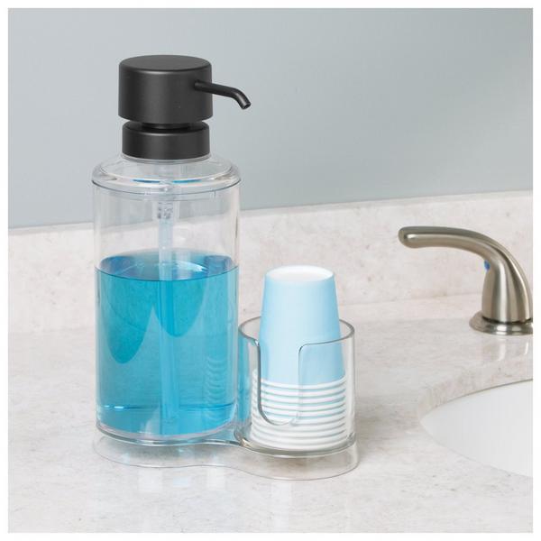 iDesign Mouthwash Caddy with Cup Holder #4