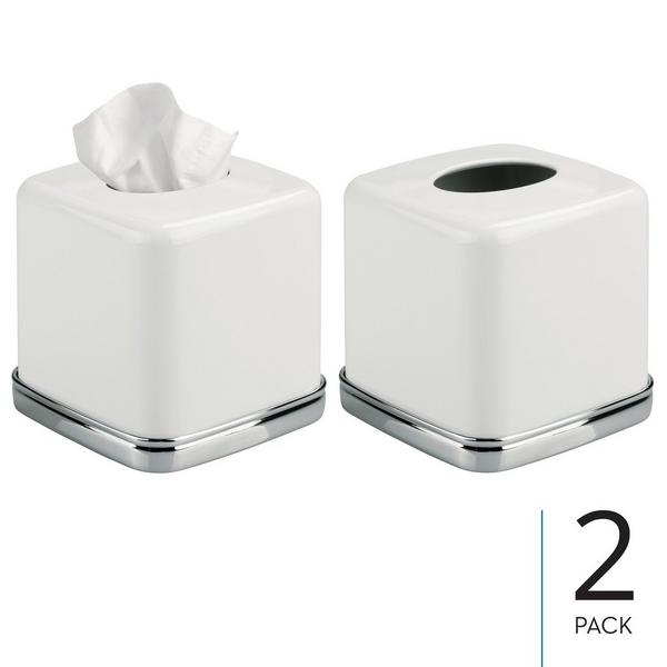 iDesign Square Tissue Box Cover for Bathroom #2