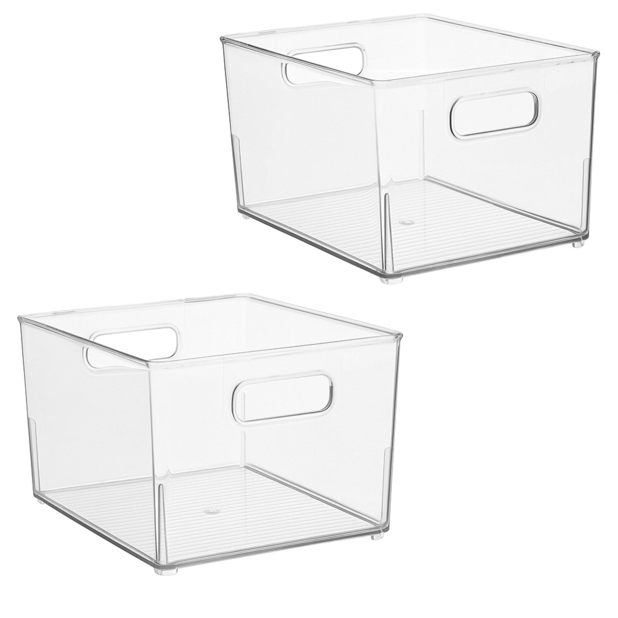 iDesign Small Stackable Bathroom Storage Bin #1