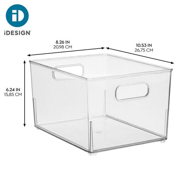 iDesign Small Stackable Bathroom Storage Bin #3