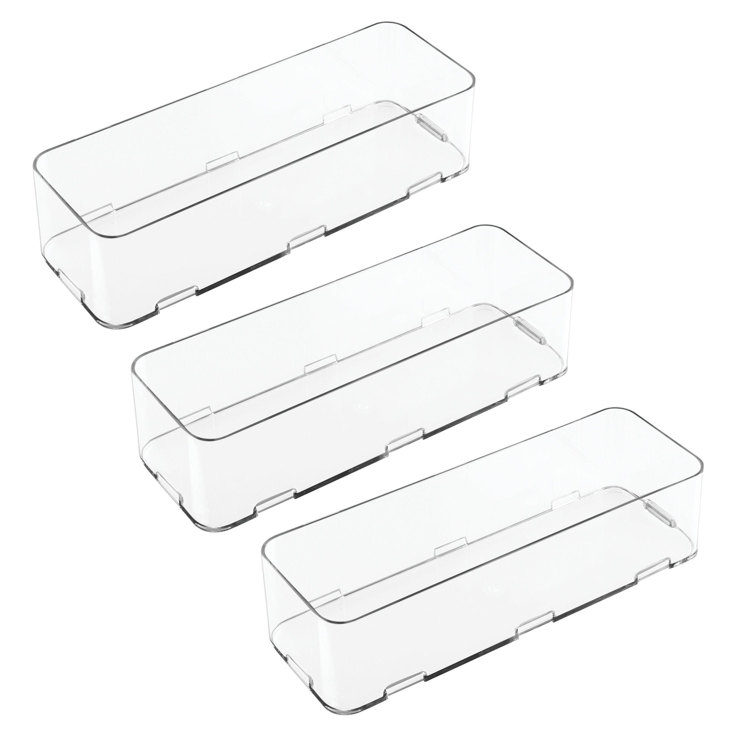 iDesign Interlocking Plastic Drawer Organizer #1