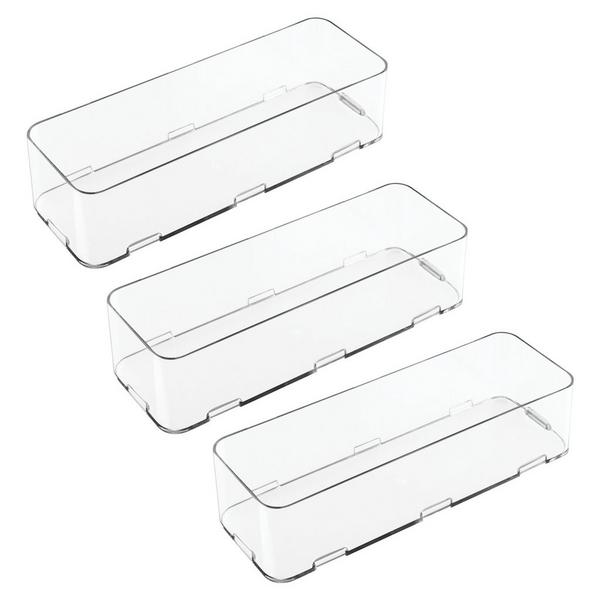iDesign Interlocking Plastic Drawer Organizer #1