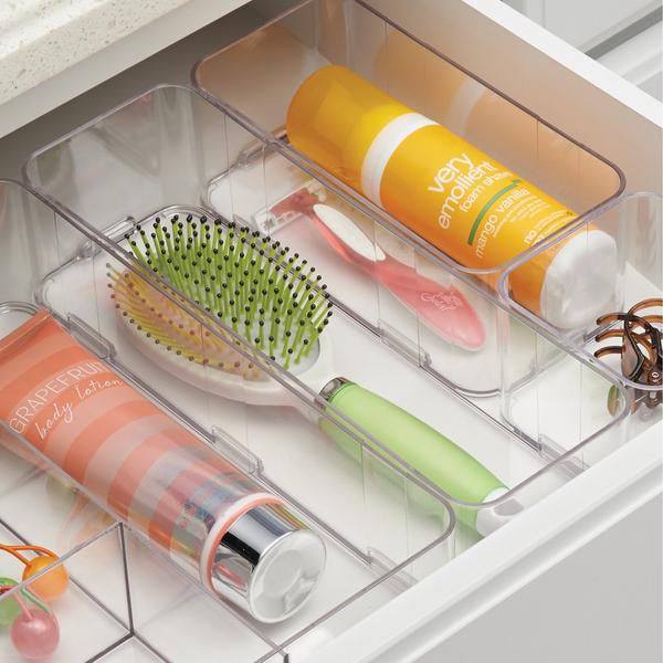 iDesign Interlocking Plastic Drawer Organizer #6