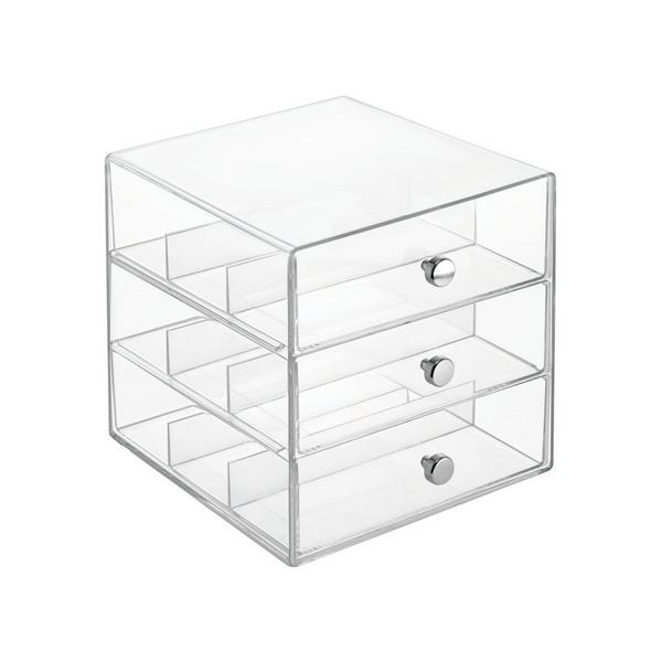 iDesign Divided 3-Drawer Stackable Organizer for Glasses #1