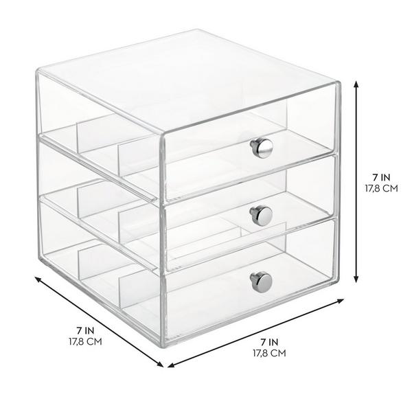 iDesign Divided 3-Drawer Stackable Organizer for Glasses #2