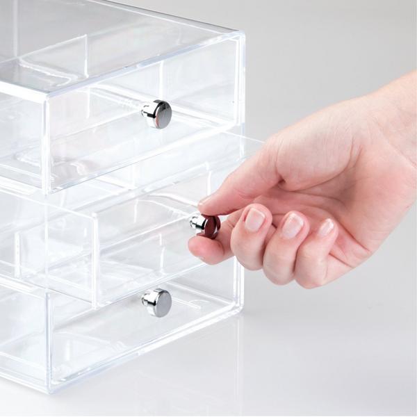 iDesign Divided 3-Drawer Stackable Organizer for Glasses #5