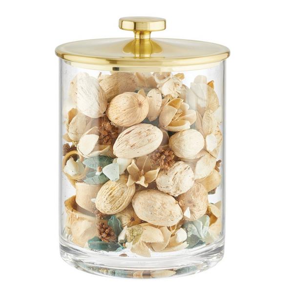 iDesign Large Bathroom Canister with Lid #5