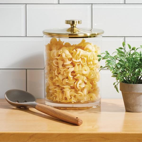 iDesign Large Bathroom Canister with Lid #6