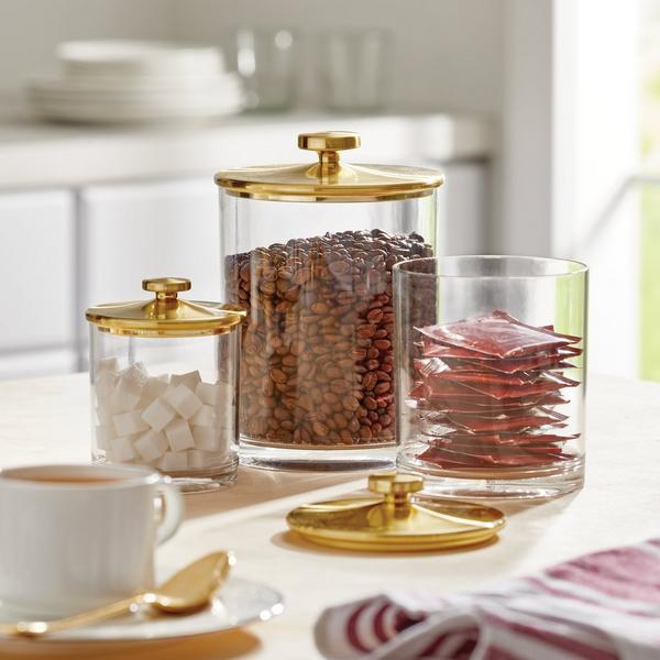iDesign Large Bathroom Canister with Lid #7