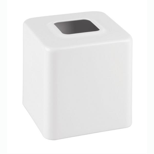 iDesign Metal Square Modern Tissue Box Cover Holder for Bathroom #3