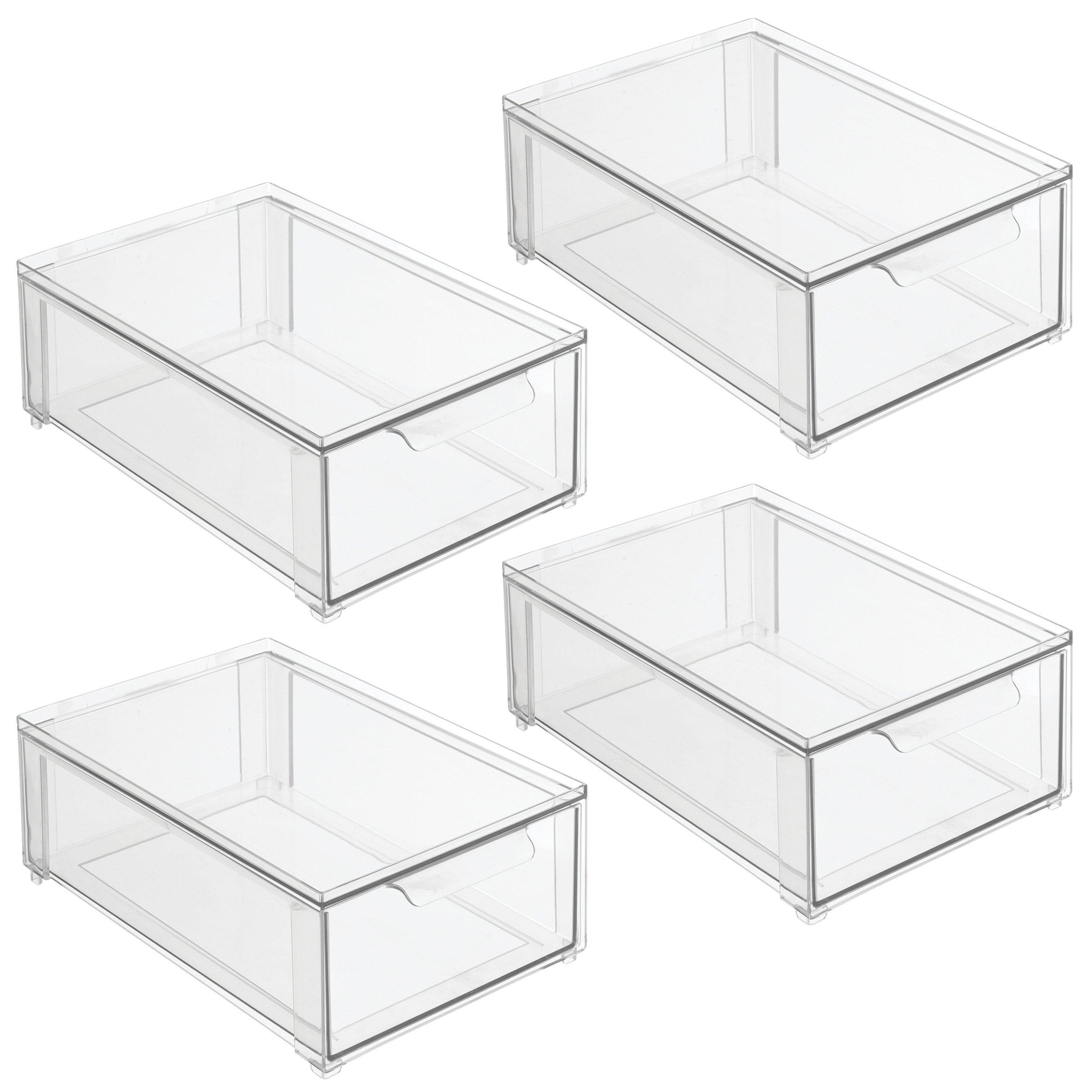 iDesign Stackable Pull-Out Sliding Storage Drawer #1
