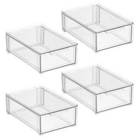 4-Pack Stackable Storage Drawers