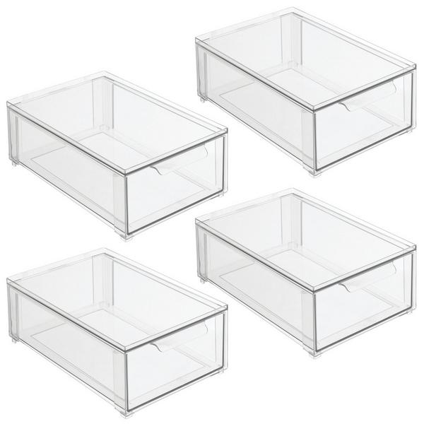 iDesign Stackable Pull-Out Sliding Storage Drawer #1