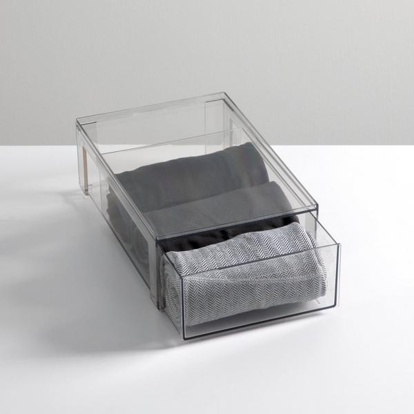 iDesign Stackable Pull-Out Sliding Storage Drawer #6