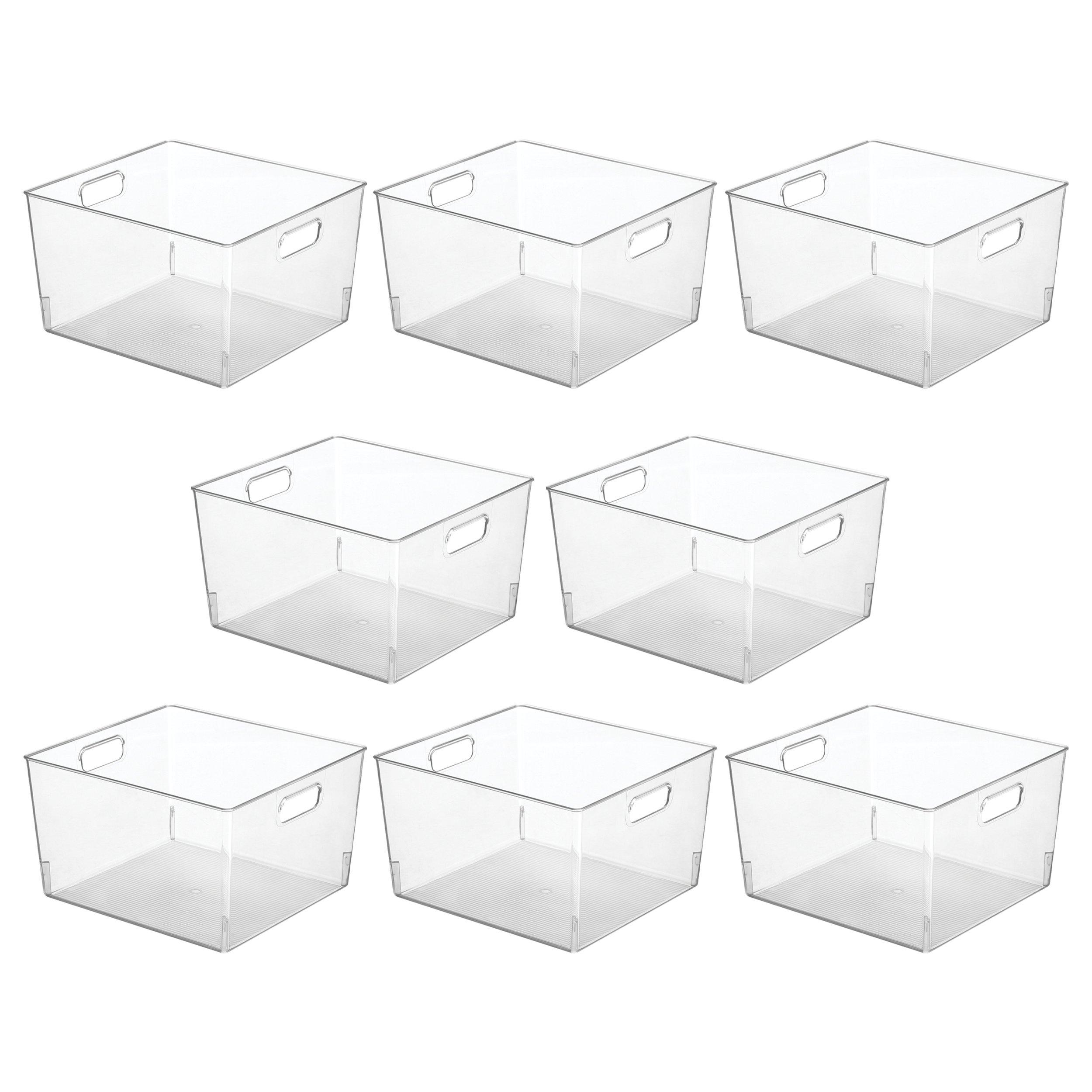 iDesign Large Plastic Bathroom Storage Organizer Bin with Handles #1