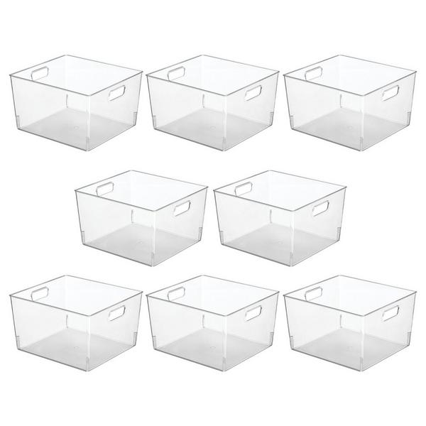iDesign Large Plastic Bathroom Storage Organizer Bin with Handles #1