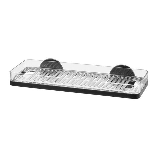 iDesign Self-Adhesive Shower Shelf with Razor Holder #1