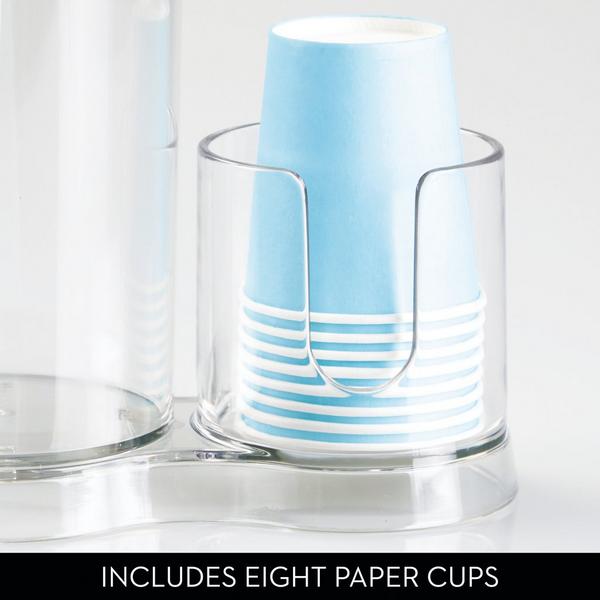 iDesign Mouthwash Caddy with Cup Holder #3
