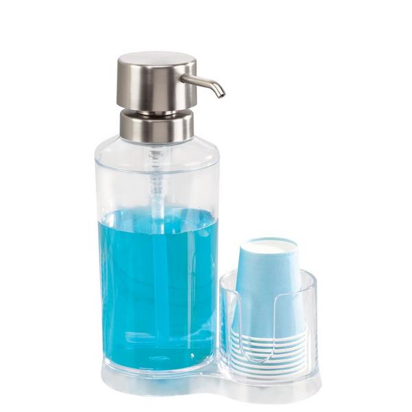 iDesign Mouthwash Caddy with Cup Holder #6