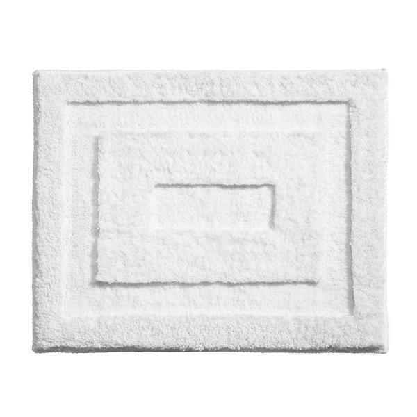 iDesign White 3 Piece Microfiber Bath Mats #5