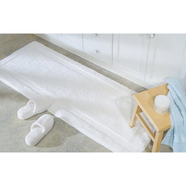 iDesign White 3 Piece Microfiber Bath Mats #8