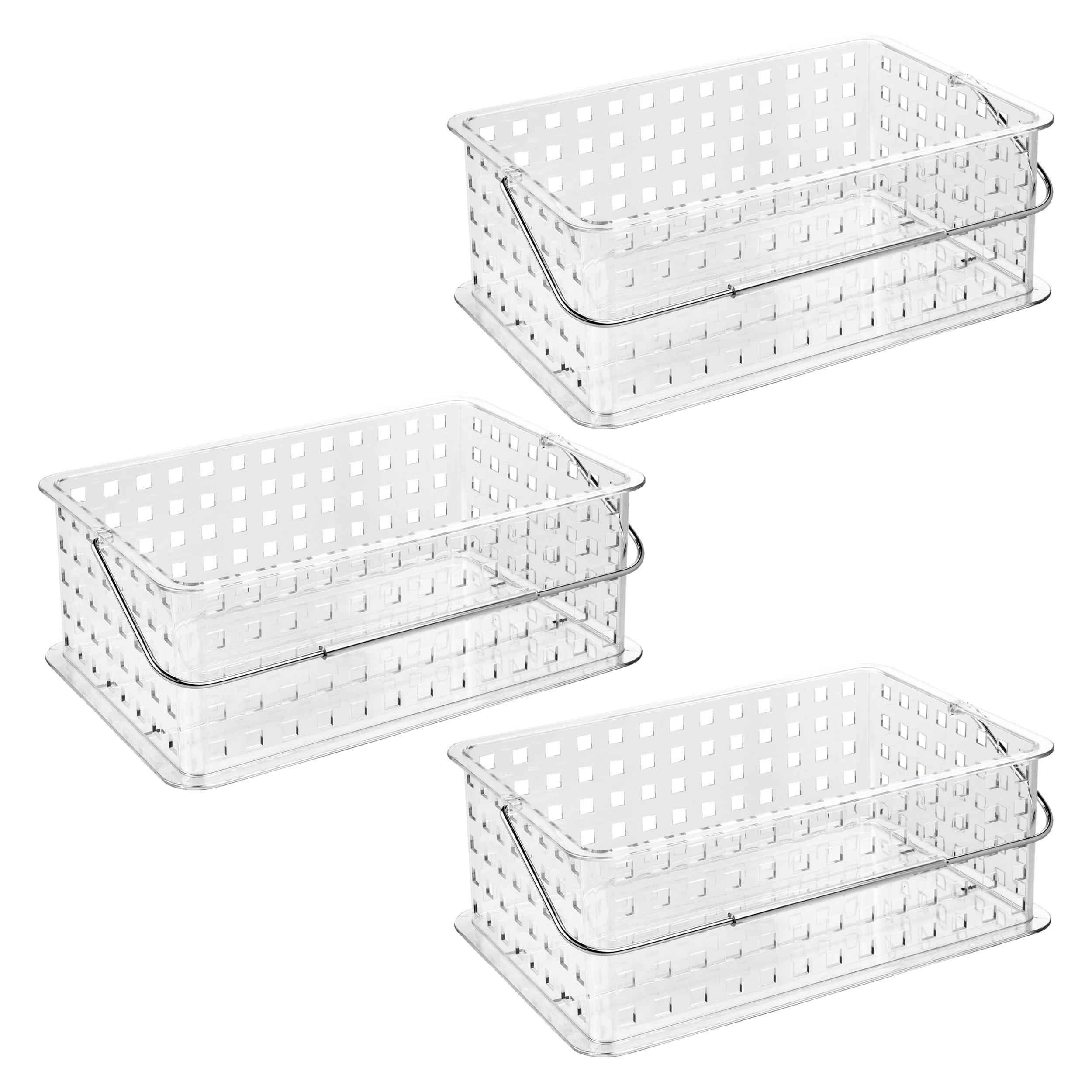 iDesign Large Stackable Shower Caddy Basket #1