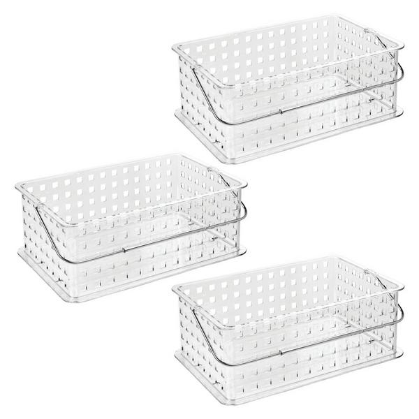 iDesign Large Stackable Shower Caddy Basket #1