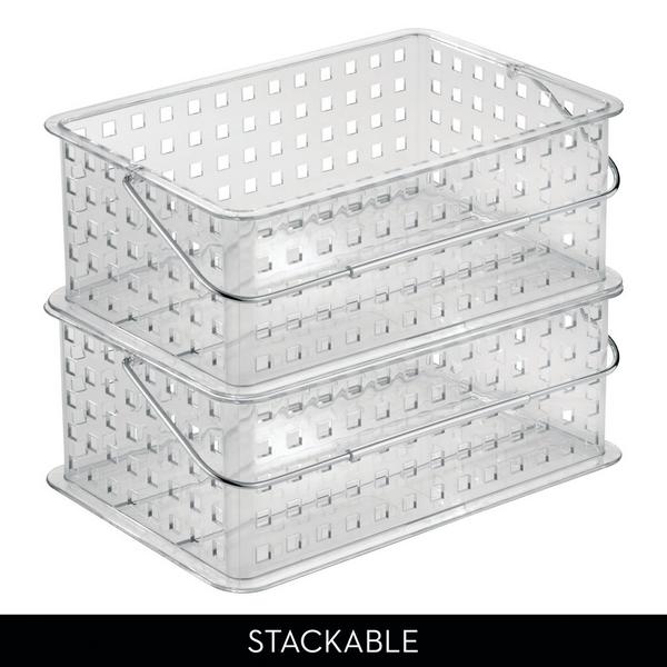 iDesign Large Stackable Shower Caddy Basket #4