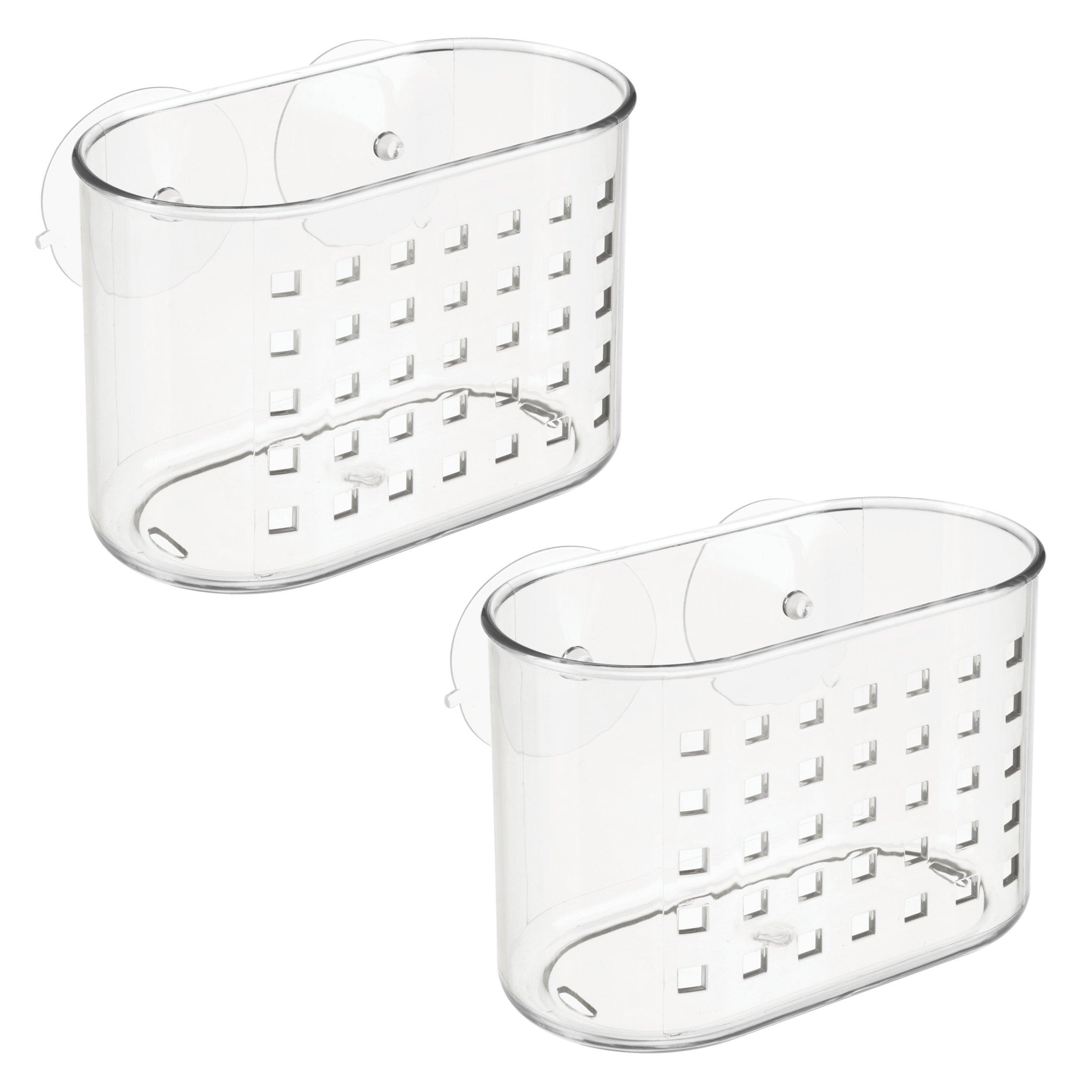 iDesign Small Suction Shower Basket for Bathroom #1