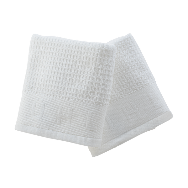 MÜHLE Waffle Pique' Shaving Towels, 2-Pack #2