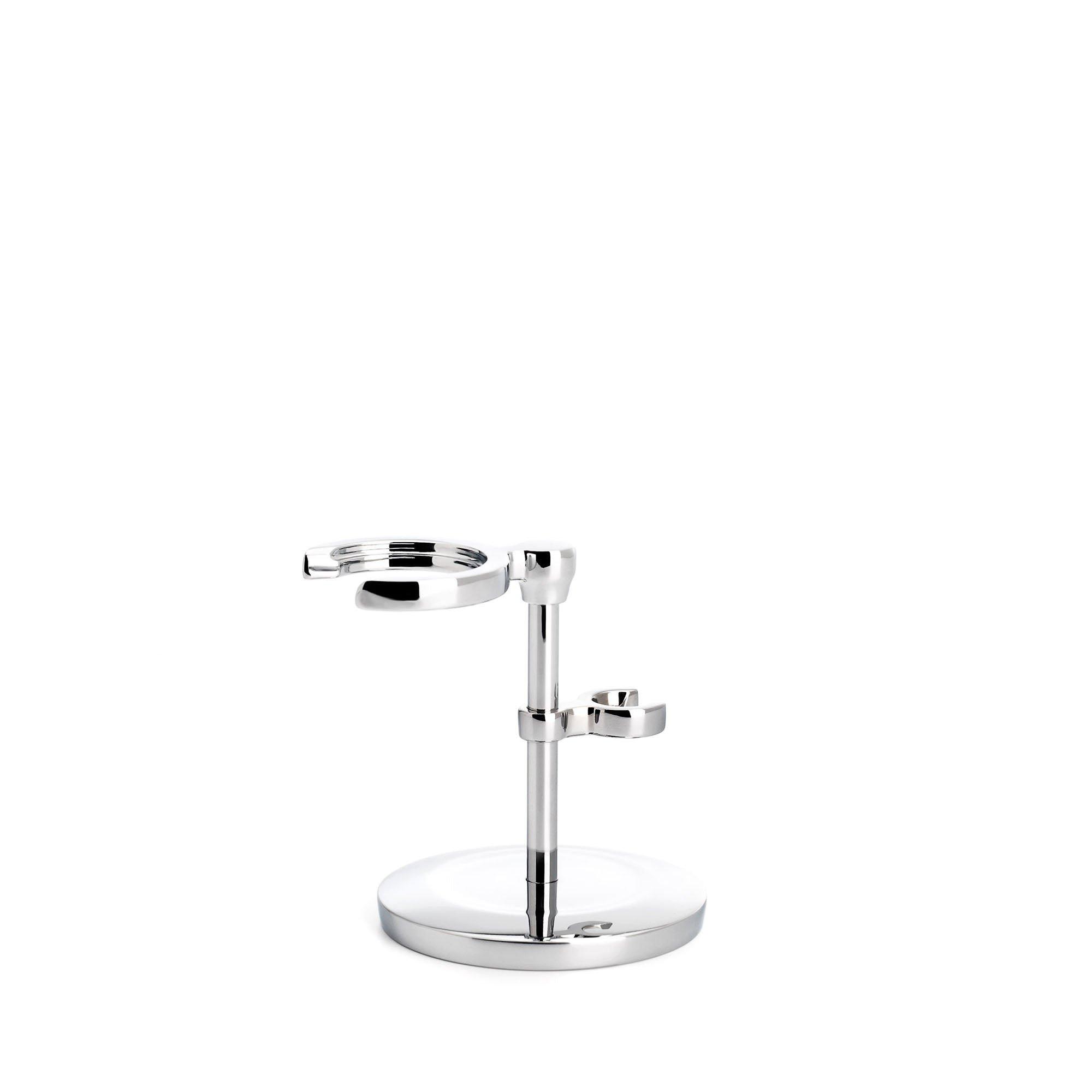 MUHLE Traditional Series Chrome Safety Razor & Shaving Brush Stand #1